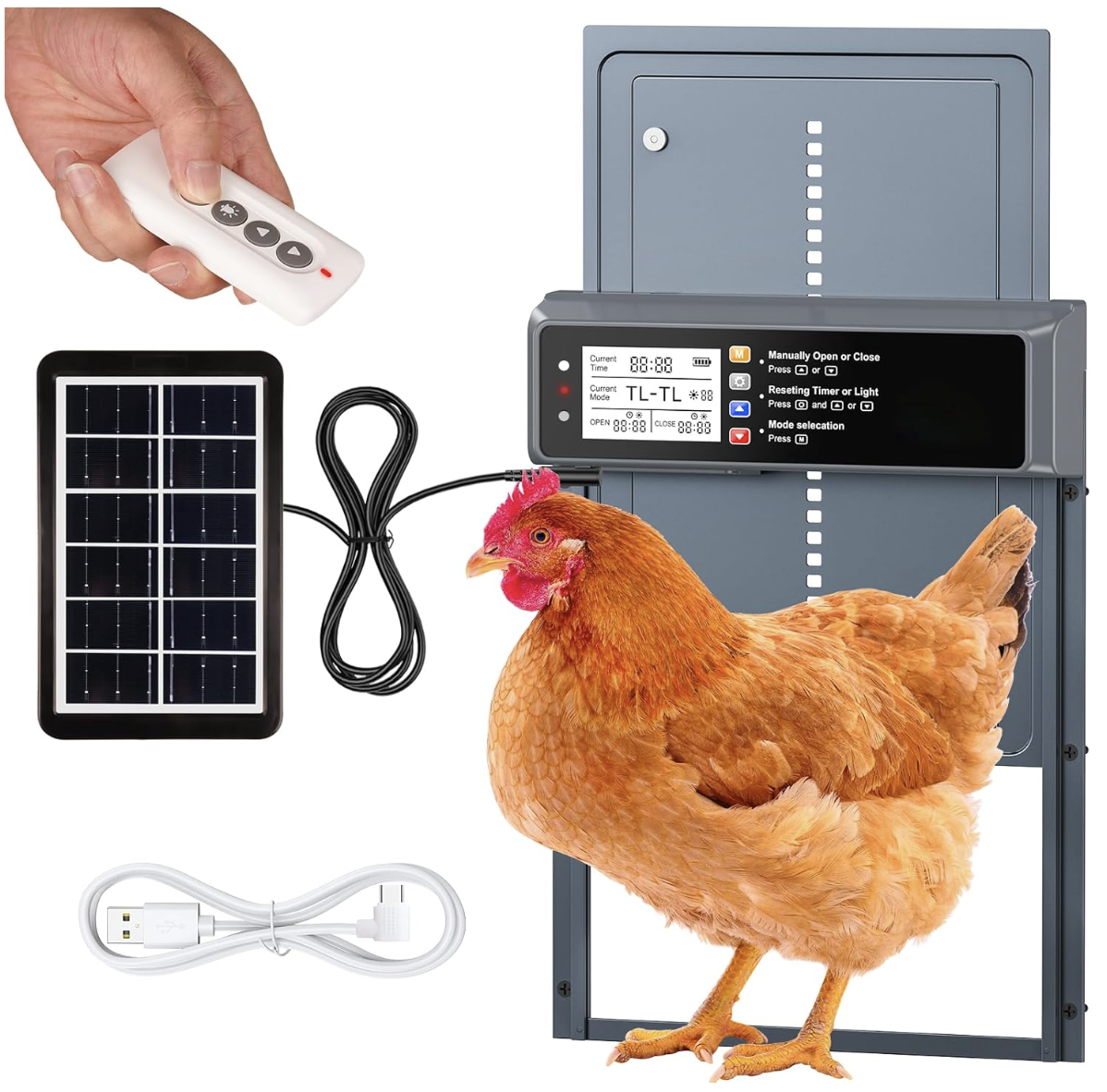 Make Chicken Keeping Easier with a Solar-Powered Coop Door